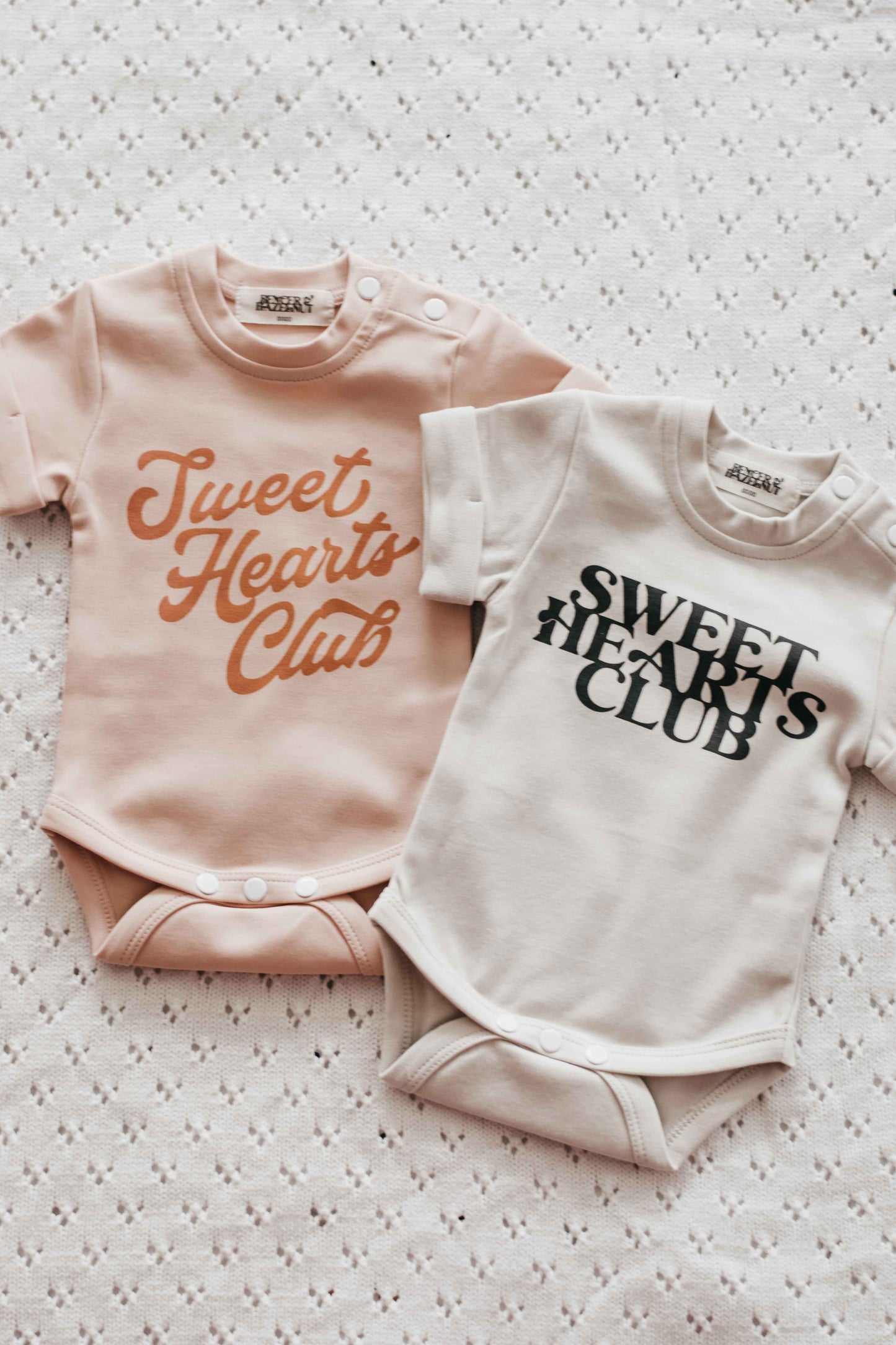 Sweethearts Club Charcoal Bodysuit/Tee