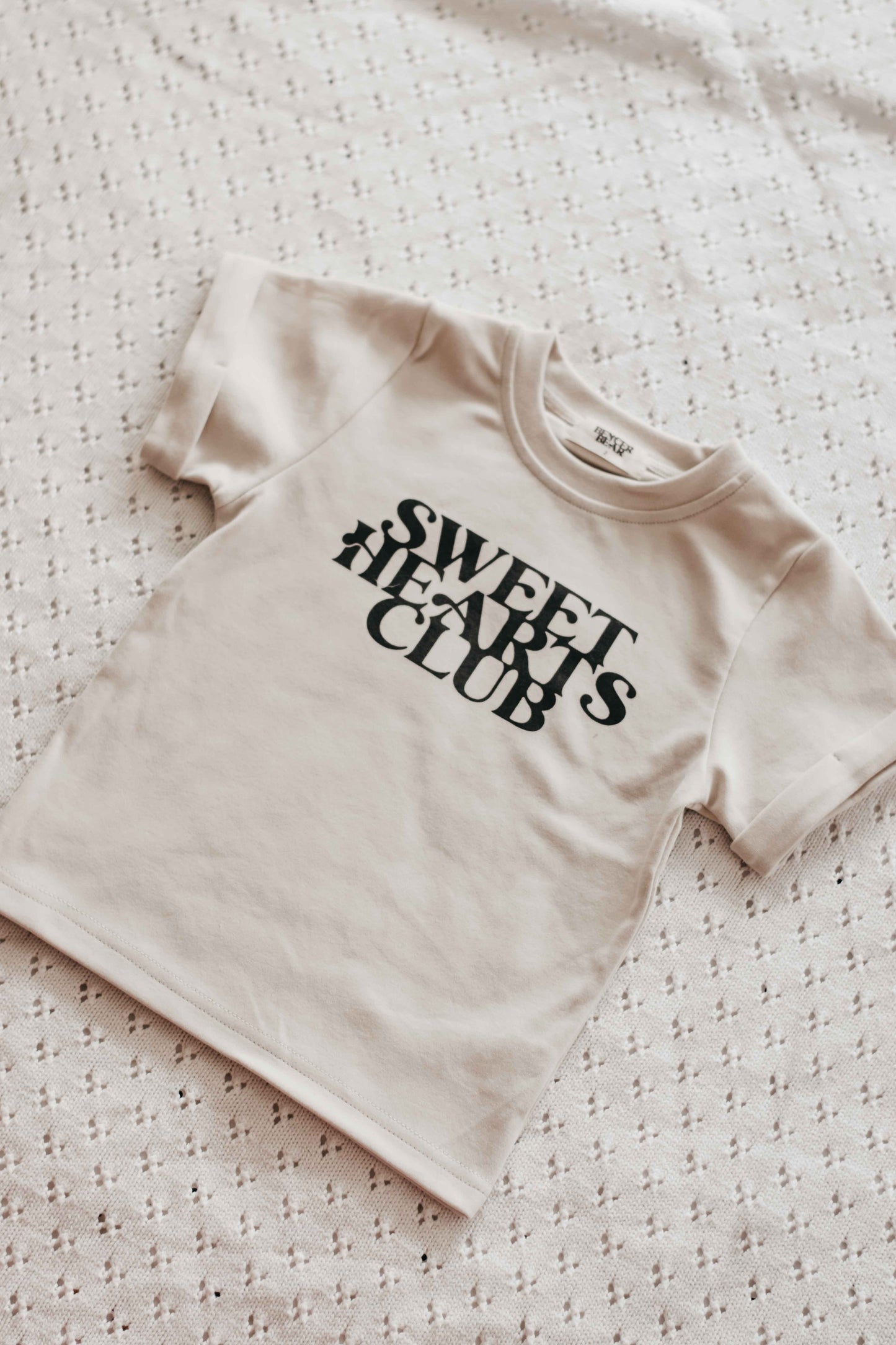 Sweethearts Club Charcoal Bodysuit/Tee