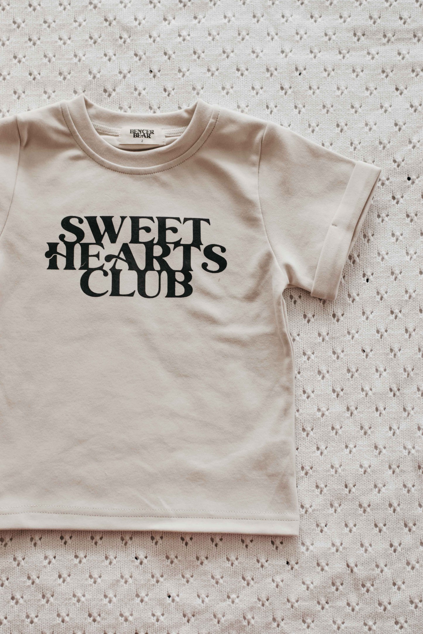 Sweethearts Club Charcoal Bodysuit/Tee