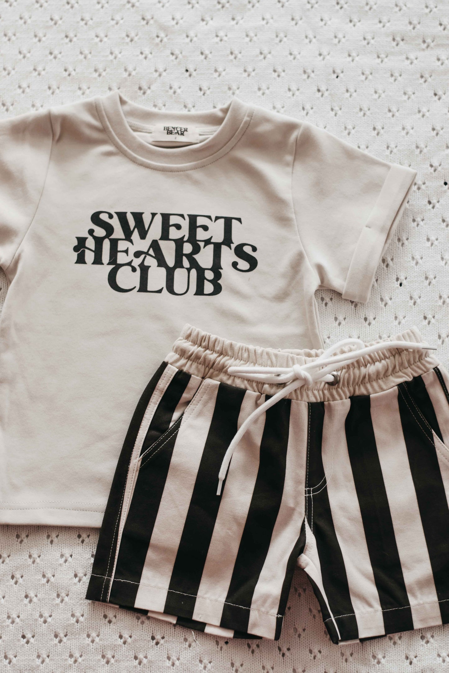 Sweethearts Club Charcoal Bodysuit/Tee