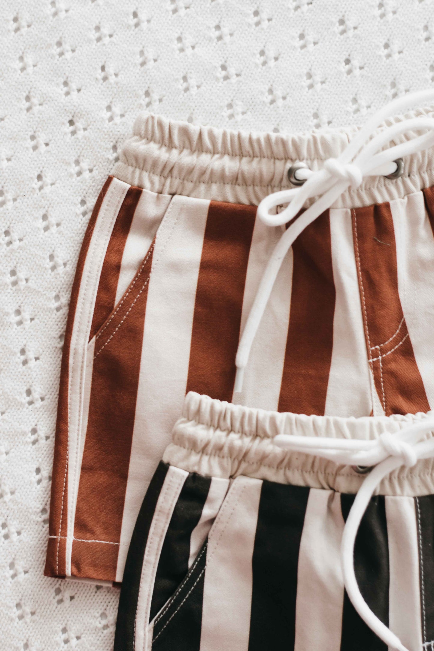 Charcoal Cotton Shorts