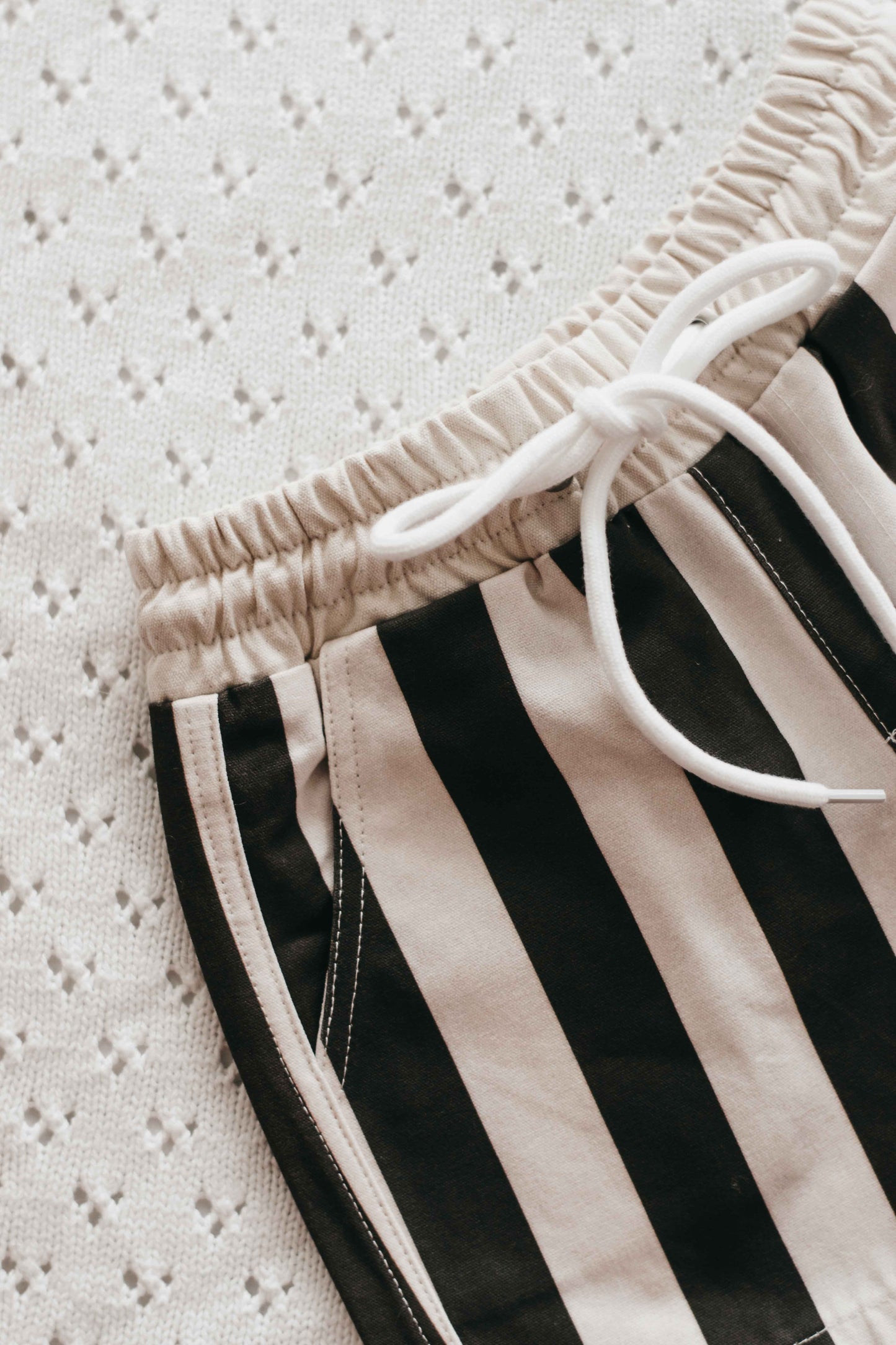 Charcoal Cotton Shorts