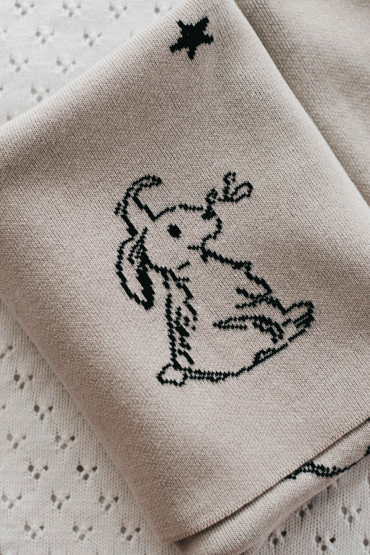 Knit Bunny Blanket
