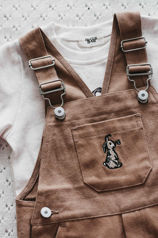 Bunny Overalls Caramel